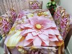 Premium 3D Velvet Dining Table & Chair Cover Set