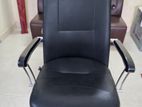 Premium Black Leather Executive Office Chair– Excellent Condition