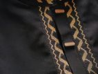 Premium Black Panjabi with golden Embroidery