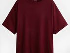 Premium Cotton Drop Shoulder Solid Tshirt