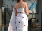 Premium Jorjet Love Embroidery Sharee