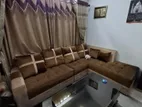 Premium L Shaped Sofa Set (coffee Color) | Almost New Custom Design