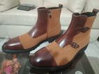 Premium Leather High Top Chelsea Boots (NEW)