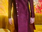 Maroon Sherwani