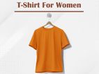 Premium Quality Solid T-Shirt For Women