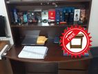 Premium Wooden Study Table + Free Mini Computer