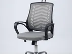 প্রিমিয়াম গ্রে এরগোনমিক মেশ অফিস চেয়ার উইথ হেডরেস্ট