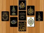 Product details of Home Decor 9pcs PVC Calligraphy Wallboard