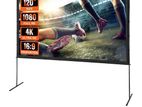 Projector Screen 120 Inch with Stand