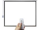 Projector Screen: Apollo 72x72 (electric/motorized/remote)