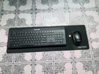 Prolink wireless keyboard-mouse combo & Fantech mousepad
