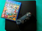 Ps4 Slim Full Fresh Condition With Gta-5 Cd Free