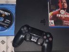 PS4 Slim-with One Original Controller and Two Cd Games
