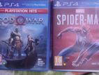 PS4 SPIDERMAN AND GOD OF WAR 2018