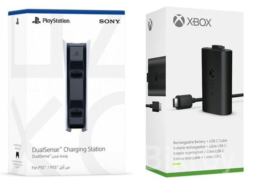 PS5 Charging Station & Xbox battery kit available with warranty for