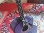 Purple Acoustic Guitar