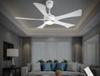 Qulik Falcon 53" BLDC Remote Control Underlight Ceiling Fan Pearl White