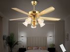 Qulik Luxoria Ul 52" Flower Lampshade Under-light Ceiling Fan Q-8118-ng