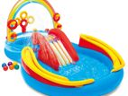 RAINBOW RING PLAY CENTER WITH ELECTRIC AIR PUMP