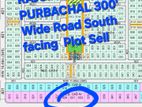 RAJUK PURBACHAL 300' ROAD SOUTH FACING PLOT SELL