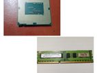 RAM 4GB ( DDR3) + Proccesor intel pentium