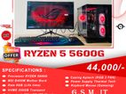 Ramadan Offer! Desktop PC Ryzen 5 5600G 8GB RAM / 22" LED Monitor