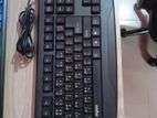 Rapoo NK2500 Black USB Keyboard with Bangla