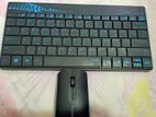 Rapoo Wireless Keyboard and Optical Mouse.