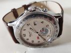 Rare Swiss Authentic Chopard Rectangular Quartz Mens Wristwatch