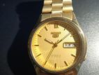 Rare Vintage Seiko-5 automatic 21 jewels 18K GOLD limited edition