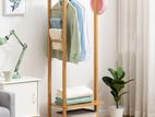 RBE WOODEN CLOTHES DRESS HANGER