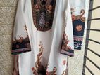 Ready Made Pure dubai silk Digital Print Three Piece