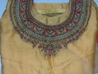 Readymade Pakistani Katan orna 3pc