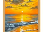 Realistic Sunset Drawing/Painting/Art
