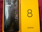 Realme 8 with box (Used)