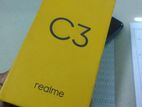 Realme C3 with box+back cover (Used)