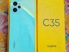 Realme C35 4gb 128gb (Used)