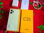 Realme C35 Lemon colour (Used)