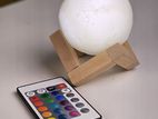 Rechargeable 3D Moon Lamp With Remote - 8 CM DSEG0025