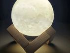 Rechargeable 3D Moon Lamp With Remote