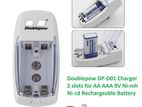 Rechargeable Battery Charger Doublepow DP-D01 Multi-functional 2 Slots