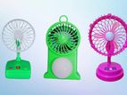 rechargeable fan with LED light, charging