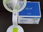 rechargeable folding fan and light
