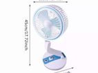 Rechargeable folding fan with LED light sell.