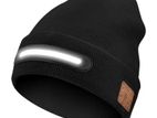 Rechargeable LED Light Beanie Hat with Bluetooth Headset