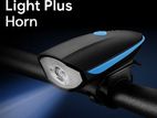 Rechargeable Light Plus Horn For Bicycle