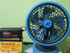 Rechargeable table fan