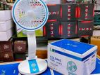Rechargeable Table Fan With Lights