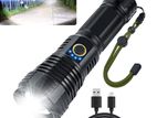 Rechargeable Zoom LED Flashlight USB Torch light