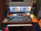 Desktop PC Wiith Recording studio full setup